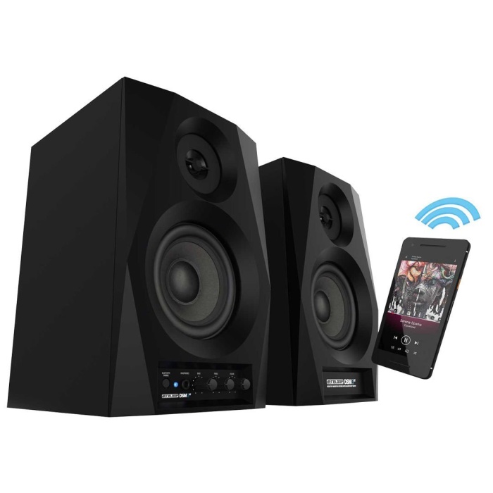 Reloop 12 0023 DSM-3 BT Yakın Alan Bluetooth Studio Monitörü (Çift) 2x20W | Bluetooth Özellikli Masaüstü DJ Monitörü